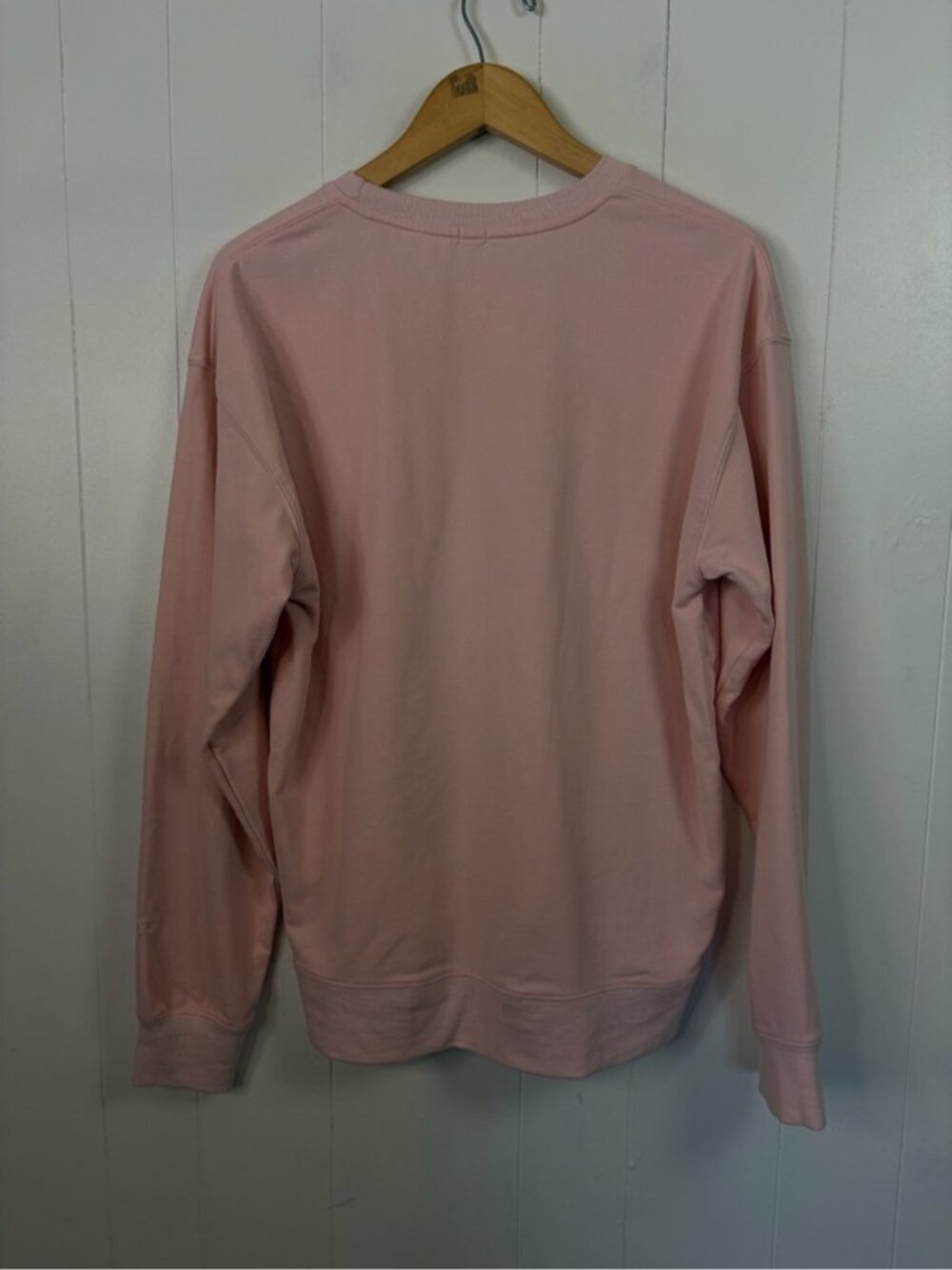 Saintly Wine Pink Sinner Saint Long Sleeve Cotton Sweatshirt size XL Loungewear - Picture 6 of 12